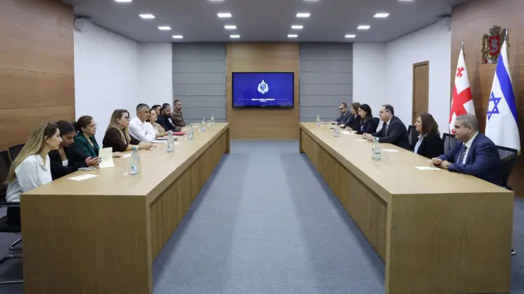 საქართველოს შინაგან საქმეთა სამინისტროს სამუშაო ვიზიტით ისრაელის პოლიციის დელეგაცია ეწვია