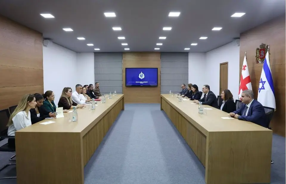 საქართველოს შინაგან საქმეთა სამინისტროს სამუშაო ვიზიტით ისრაელის პოლიციის დელეგაცია ეწვია