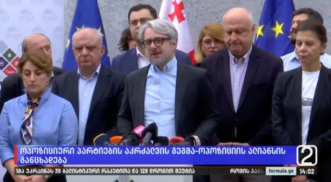 ოპოზიციის ალიანსი საკონსტიტუციოში პარტიების აკრძალვის პროცესებში მონაწილეობას არ მიიღებს