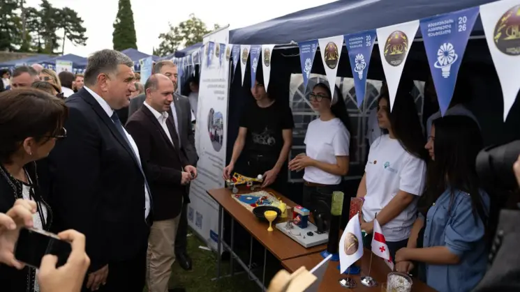გივი მიქანაძემ თელავში მეცნიერების რეგიონული ფესტივალის დასკვნით ღონისძიებაში მიიღო მონაწილეობა