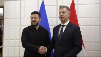 ზელენსკი უნგრეთის პრემიერ-მინისტრს შეხვდა — მხარეები თანამშრომლობის გაღრმავებაზე შეთანხმდნენ