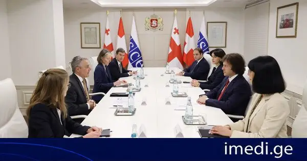 ირაკლი კობახიძე: ეუთო-ს მოქმედ თავმჯდომარესთან შეხვედრაზე განვიხილეთ საქართველოსა და ეუთო-ს შორის თანამშრომლობის საკითხები, განსაკუთრებული ყურადღება გავამახვილეთ დიალოგის გაღრმავებასა და რეგიონული სტაბილურობის ხელშეწყობაზე