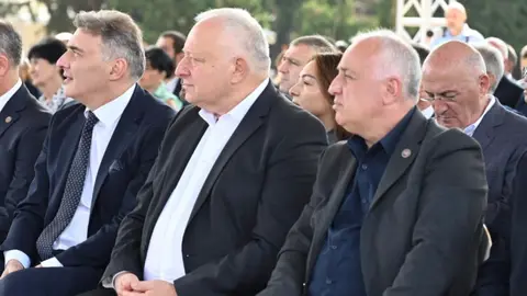 პარლამენტის წევრები ენერგეტიკოსთა პროფესიული დღის აღსანიშნავ ღონისძიებას დაესწრნენ
