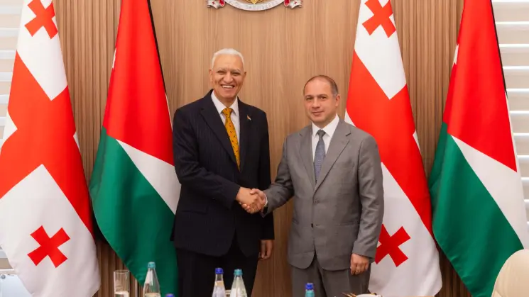 გივი მიქანაძე იორდანიის ჰაშემიტური სამეფოს საპარლამენტო დელეგაციას შეხვდა