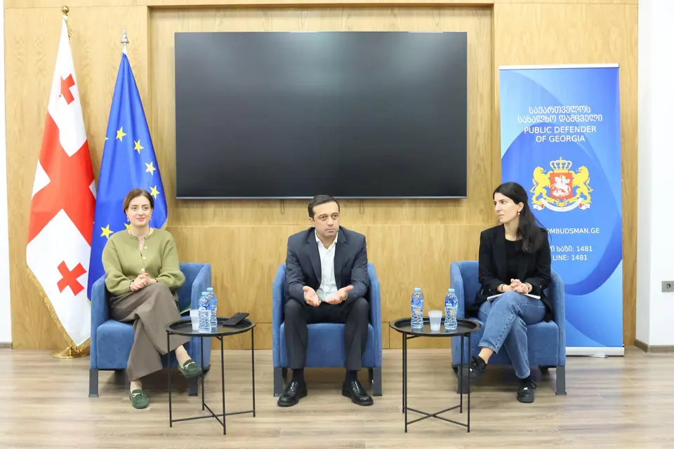 სახალხო დამცველი „მწვანე სკოლის“ მოსწავლეებს შეხვდა