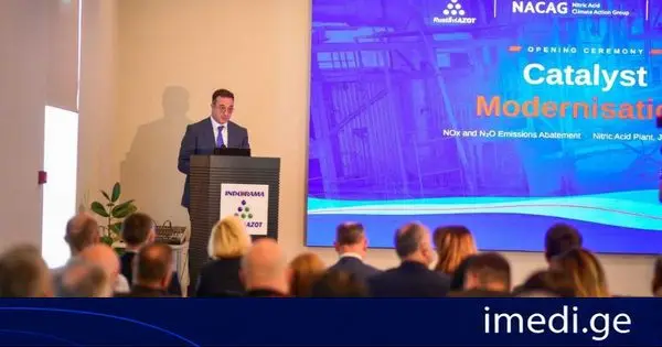 დავით სონღულაშვილმა „რუსთავის აზოტში“ მოდერნიზებული რეაქტორის გახსნის ცერემონიაში მიიღო მონაწილეობა