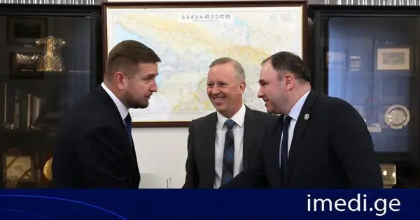 ნიკოლოზ სამხარაძე დიდი ბრიტანეთის ელჩს და უკრაინის საქმეთა დროებით რწმუნებულს შეხვდა