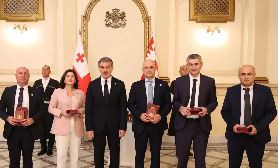 მიხეილ ყაველაშვილმა სტატისტიკის ეროვნული სამსახურის ხუთი თანამშრომელი ღირსების მედლით დააჯილდოვა
