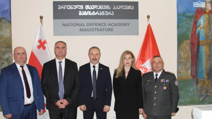 გია ბენაშვილი საქართველოს ეროვნული თავდაცვის აკადემიის მსმენელებს შეხვდა