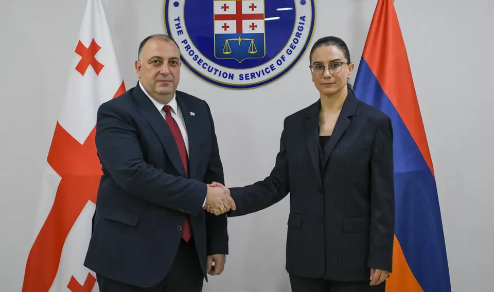 საქართველოს გენერალური პროკურორი გიორგი გვარაკიძე სომხეთის რესპუბლიკის გენერალურ პროკურორს ანა ვარდაპეტიანს შეხვდა