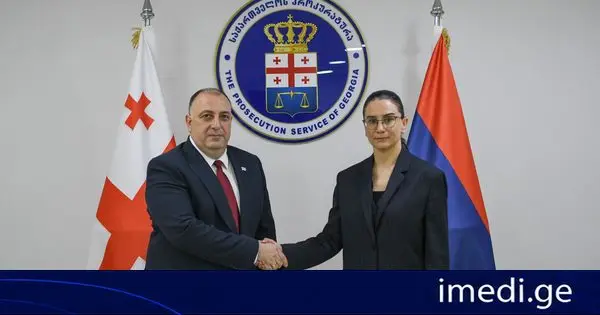 საქართველოს გენერალური პროკურორი გიორგი გვარაკიძე სომხეთის რესპუბლიკის გენერალურ პროკურორს ანა ვარდაპეტიანს შეხვდა