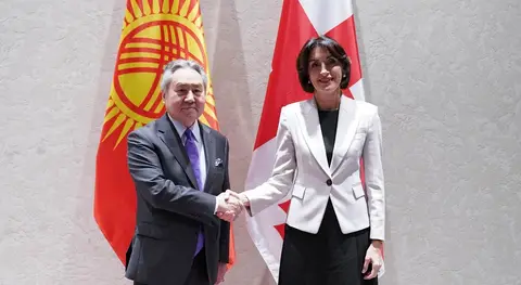 მაკა ბოჭორიშვილი ყირგიზეთის რესპუბლიკის საგარეო საქმეთა მინისტრს ჟეენბეკ კულუბაევს შეხვდა