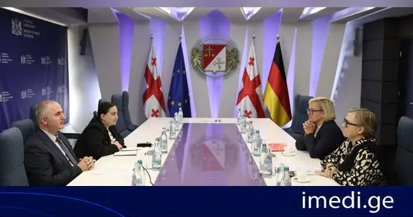 ფინანსთა მინისტრი ლაშა ხუციშვილი საქართველოში გერმანიის ფედერაციული რესპუბლიკის საგანგებო და სრულუფლებიან ელჩს შეხვდა