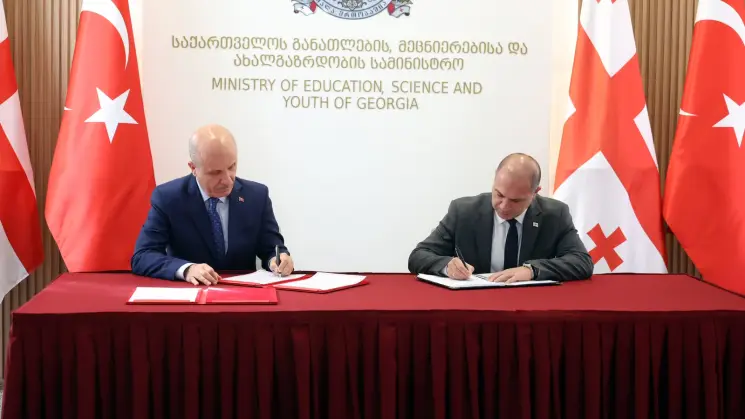 გივი მიქანაძემ და თურქეთის უმაღლესი განათლების საბჭოს პრეზიდენტმა ურთიერთგაგების მემორანდუმს მოაწერეს ხელი