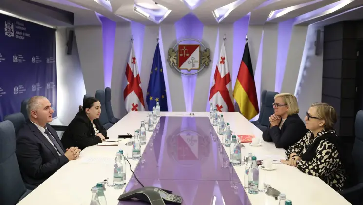 საქართველოს ფინანსთა მინისტრი გერმანიის ელჩს შეხვდა