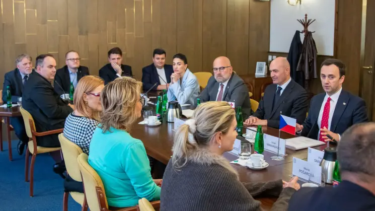 საქართველოს საპარლამენტო დელეგაციამ ჩეხეთის პარლამენტის საქართველოსთან მეგობრობის ჯგუფის წევრებთან შეხვედრა გამართა