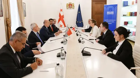 მარიამ ლაშხი, გიორგი ჩაკვეტაძე და ირაკლი ქადაგიშვილი თურქეთის უმაღლესი განათლების საბჭოს პრეზიდენტს შეხვდნენ