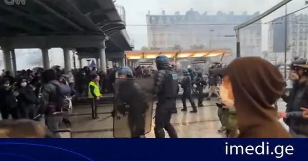 CNN: დღეს საფრანგეთში გამართული დემონსტრაციების დროს თითქმის, 1000 ადამიანი დააკავეს