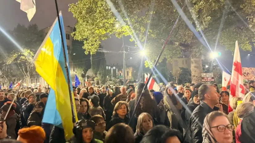 თბილისში ოპოზიციის ალიანსის საპროტესტო აქცია დასრულდა