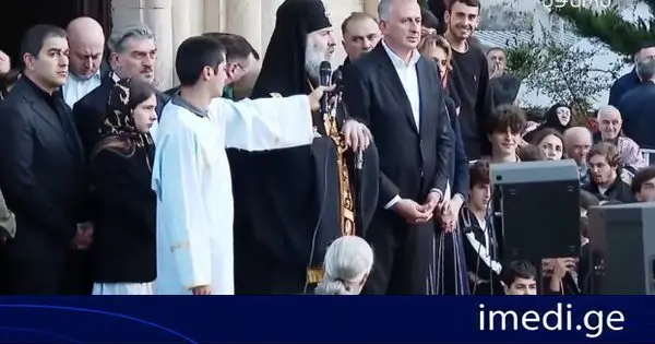 საქართველოს კათოლიკოს-პატრიარქმა შუახევში 1300-ზე მეტი ადამიანი მონათლა