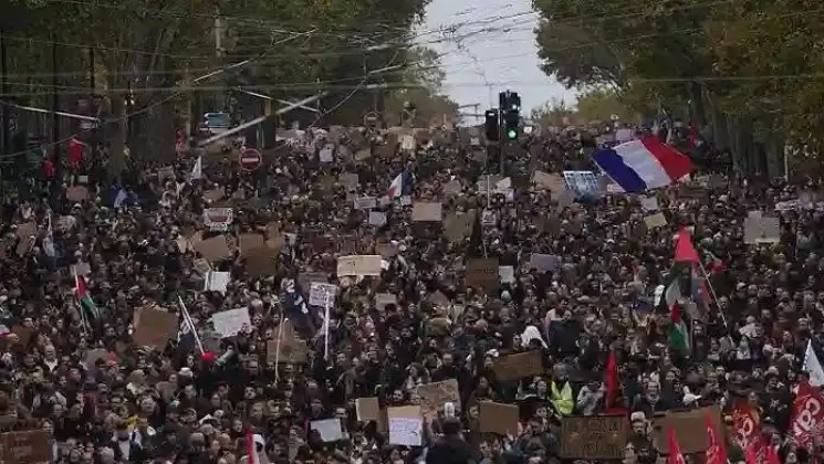 გასული ორი დღის განმავლობაში, საფრანგეთში აქციებზე დაკავებულთა რაოდენობამ 1 300-ს გადააჭარბა