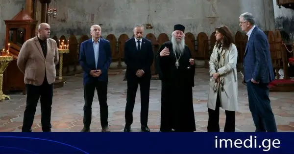 კულტურის მინისტრი მაია ბითაძე ალავერდის სამონასტრო კომპლექსში ჩატარებულ სამუშაოებს გაეცნო