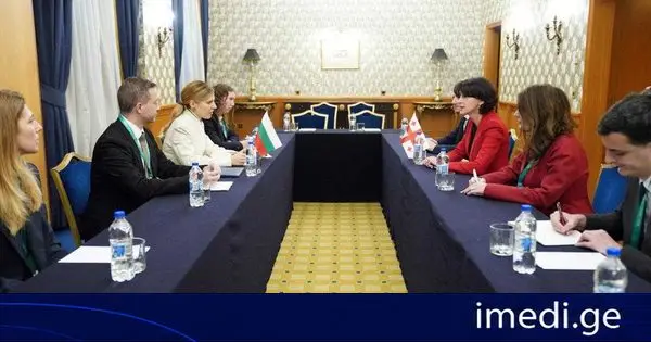 მაკა ბოჭორიშვილი ბულგარეთის რესპუბლიკის საგარეო საქმეთა მინისტრს, ველისლავა პეტროვა-ჩამოვას შეხვდა