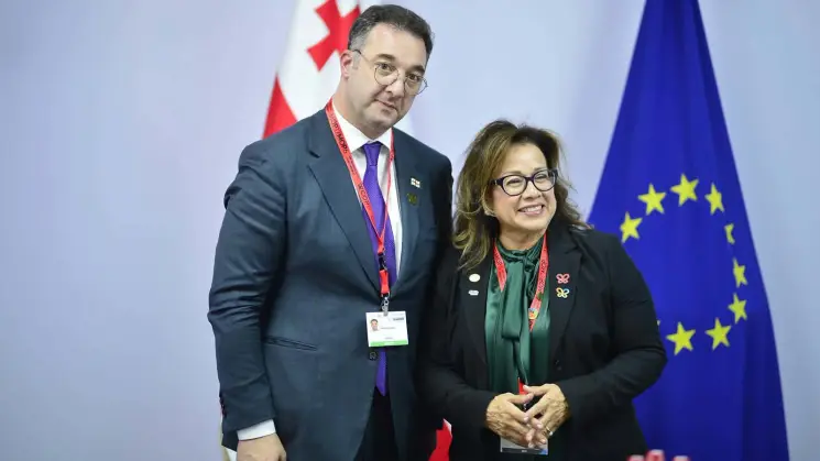 დავით სონღულაშვილი CITES-ის გენერალურ მდივანს ივონ იგუეროს შეხვდა