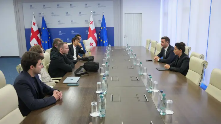 მარიამ ქვრივიშვილი ბლოკჩეინ ტექნოლოგიებზე დაფუძნებული მსოფლიოს უდიდესი პლატფორმის, Tether-ის თავმჯდომარეს და დელეგაციის წევრებს შეხვდა