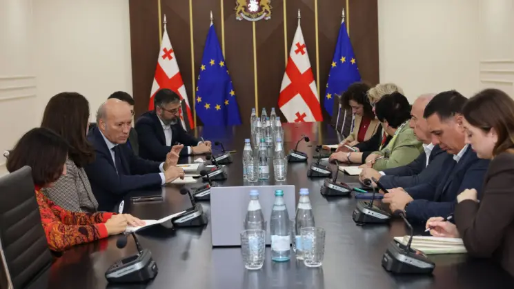 გარემოს დაცვისა და სოფლის მეურნეობის მინისტრის მოადგილე სოლომონ პავლიაშვილი მსოფლიო ბანკის წარმომადგენლებს შეხვდა