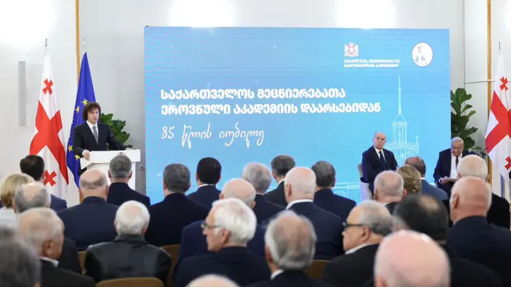 პრემიერ-მინისტრმა მეცნიერებათა ეროვნულ აკადემიას 85 წლის იუბილე მიულოცა