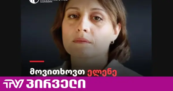 TI: ელენე ხოშტარიას ჯანმრთელობაზე პასუხისმგებლობა ივანიშვილსა და „ქართულ ოცნებას“ ეკისრებათ