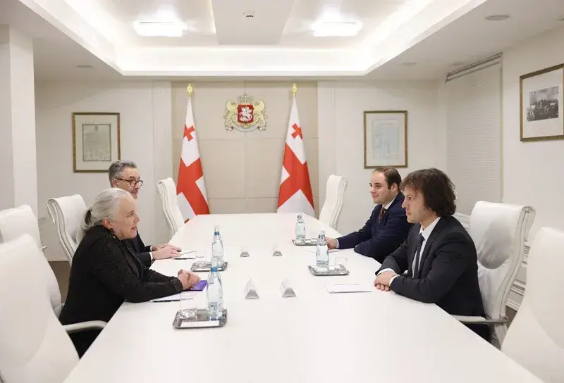 ირაკლი კობახიძე საქართველოში აშშ-ის ელჩის მოვალეობის შემსრულებელს შეხვდა