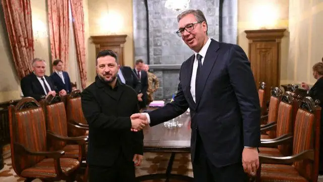 ვოლოდიმირ ზელენსკი - ძალიან დაინტერესებული ვართ, რომ სერბეთი უფრო ახლოს იყოს ევროკავშირთან, ვიდრე რუსეთთან , ეს სერბი ხალხის არჩევანია, მაგრამ პარტნიორები უნდა ვიყოთ, რათა ვაჩვენოთ კეთილმეზობლური ურთიერთობები