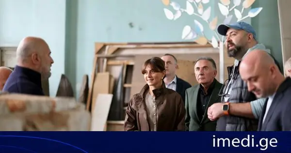 ქალაქ ზესტაფონის უშანგი ჩხეიძის სახელობის პროფესიულ სახელმწიფო დრამატულ თეატრში არსებულ ინფრასტრუქტურულ და ტექნიკურ მდგომარეობას კულტურის მინისტრი მაია ბითაძე ადგილზე გაეცნო