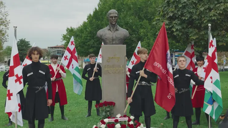 ზუგდიდში, საქართველოს ეროვნულ გმირთა პარკში გიორგი ანწუხელიძის ხსოვნის პატივსაცემად, უძველესი სამგლოვიარო ტრადიცია თუშური დალაობა შესრულდა