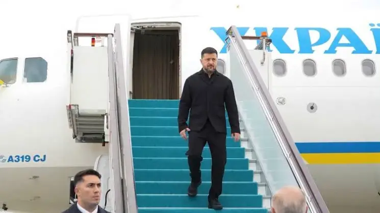 ვოლოდიმირ ზელენსკი თურქეთში ჩავიდა