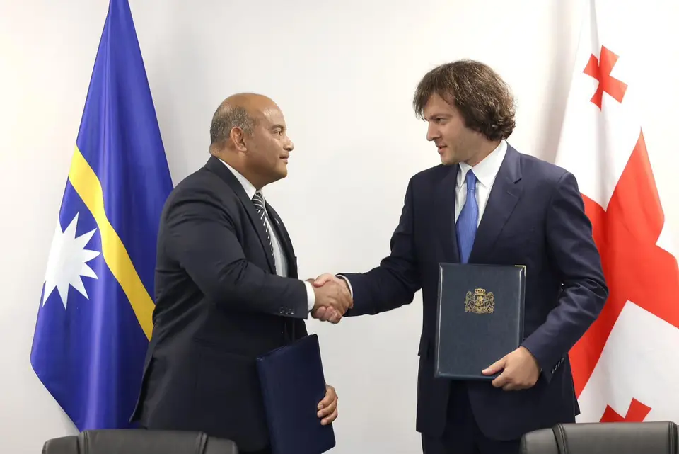 საქართველოსა და ნაურუს შორის დიპლომატიური ურთიერთობების დამყარების შესახებ შეთანხმება გაფორმდა