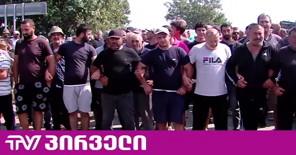 კახეთში მევენახეებმა გზა გადაკეტეს - ველისციხეში ხმაურია (ვიდეო)