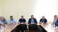 ცესკოს ხელმძღვანელი პირები ახმეტის საოლქო საარჩევნო კომისიას შეხვდნენ