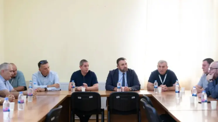 ცესკოს ხელმძღვანელი პირები ახმეტის საოლქო საარჩევნო კომისიას შეხვდნენ