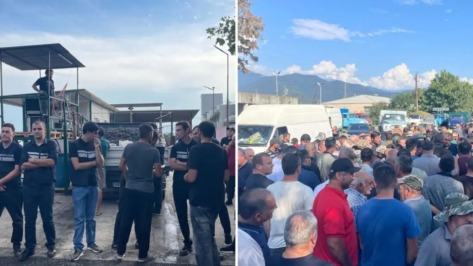 ყვარელში მევენახეების აქცია დასრულდა, საავტომობილო გზა გახსნეს