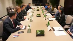 მარიამ ქვრივიშვილი ჩინეთის ერთ-ერთი წამყვანი ავიაკომპანიის Air China-ს პრეზიდენტს ცუ გუანგძს შეხვდა