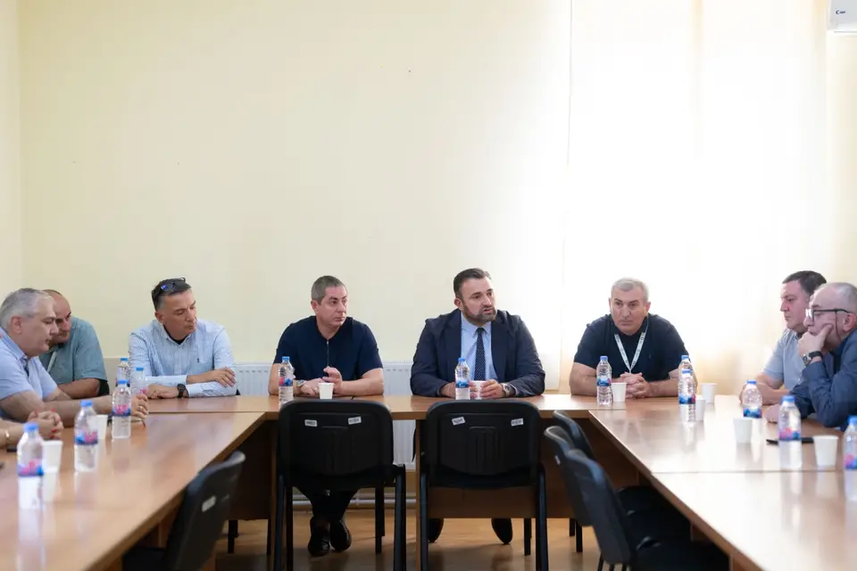 ცესკოს ხელმძღვანელი პირები ახმეტის საოლქო საარჩევნო კომისიას შეხვდნენ