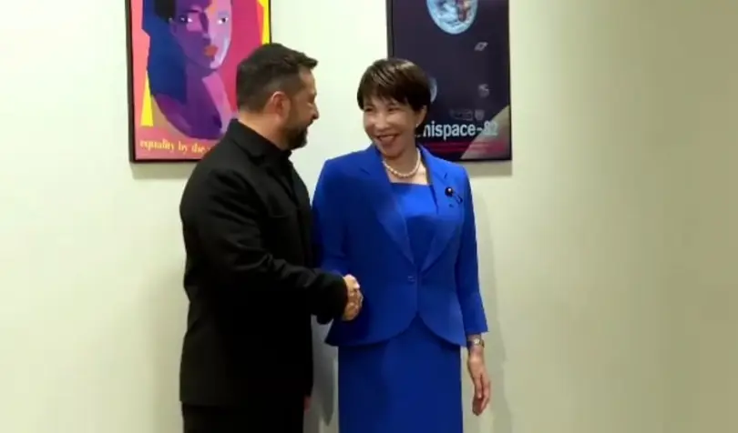 ზელენსკიმ და იაპონიის პრემიერმა უსაფრთხოებისა და ტექნოლოგიების საკითხები განიხილეს