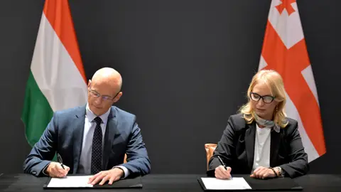 საქართველოსა და უნგრეთის ცენტრალურ ბანკებს შორის ურთიერთთანამშრომლობის მემორანდუმი გაფორმდა