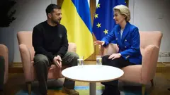 ზელენსკისა და ფონ დერ ლაიენის შეხვედრა დაძაბულობის ფონზე წარიმართა - უკრაინულმა მხარემ ევროკავშირის მიერ ორი რუსი მილიარდერისთვის სანქციების მოხსნის გამო მწვავე უკმაყოფილება გამოხატა
