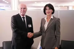მაკა ბოჭორიშვილი ეუთოს გენერალურ მდივანს ფერიდუნ სინირლიოღლუს შეხვდა