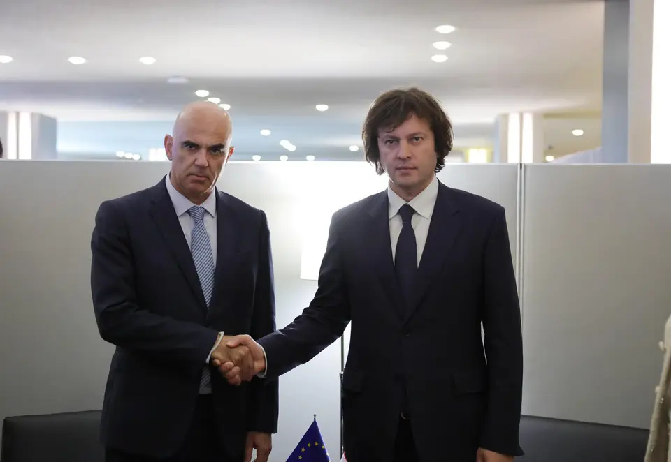 ირაკლი კობახიძე ევროპის საბჭოს გენერალურ მდივანს ალენ ბერსეს შეხვდა