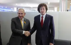 ირაკლი კობახიძე ნიკოლ ფაშინიანს შეხვდა